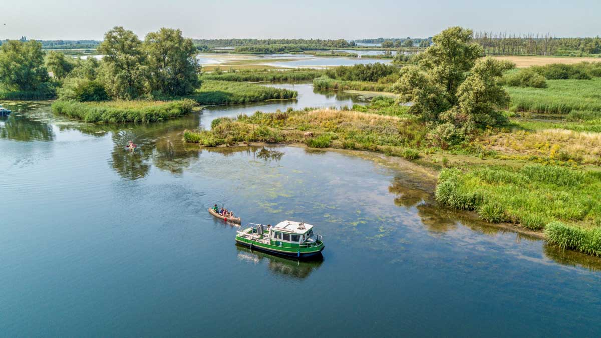 Het gat van den Hardenhoek in de Biesbosch